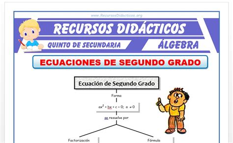 Ejemplos De Ejercicios De Ecuaciones De Segundo Grado Opciones De Ejemplo