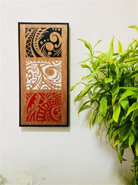 Maori art traditional new Zealand design wall art hand | Etsy