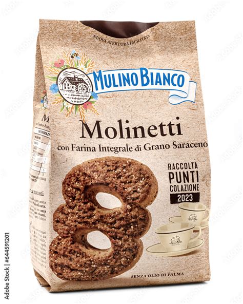 Barilla Mulino Bianco Molinetti Packet Of Wholemeal Buckwheat Biscuits