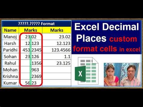 How To Align Decimals How To Change Decimal Separator In Excel Youtube