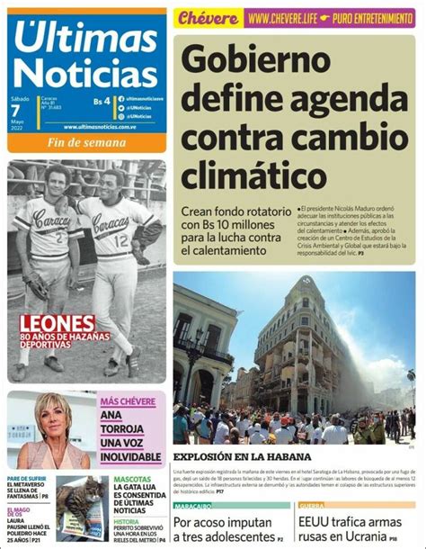 ¡titulares Al Minuto Aquí Están Algunas De Las Portadas De Los Principales Diarios De