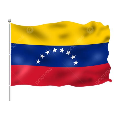 Bandeira Da Venezuela Voando No Mastro Png Venezuela Bandeira Clipart Imagem Png E Psd Para