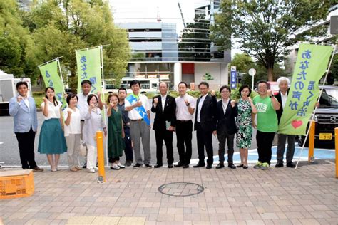 埼玉･所沢市／並木正芳氏を市長にと合同街頭演説会 塩川てつや