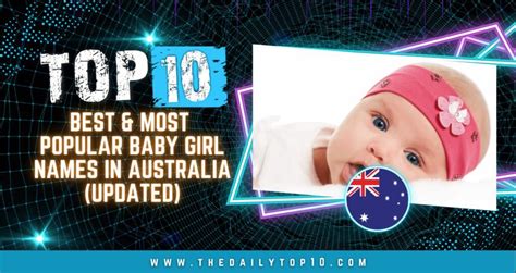 Top 10 Best & Most Popular Baby Girl Names in Australia (Updated)