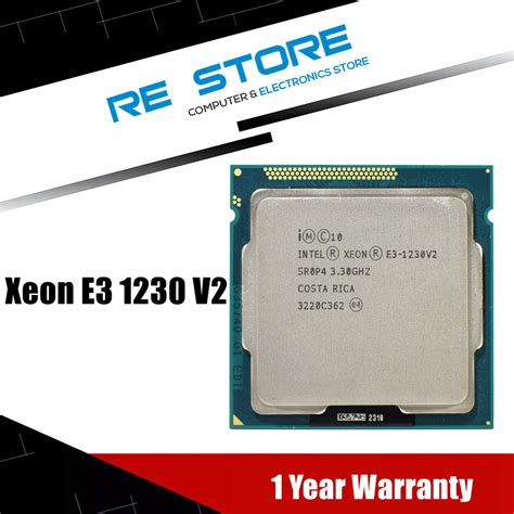 Intel Xeon E3 1230 V2 3 3ghz Sr0p4 8m Quad Core Lga 1155 Cpu E3 1230v2