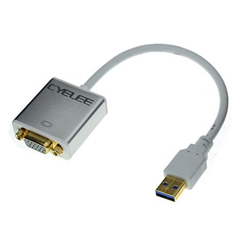 Cyelee Usb To Vga Adapter Multi Monitor External Video Adapter