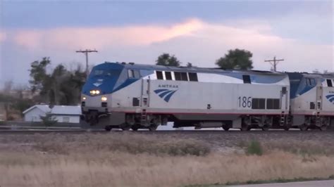 Amtrak California Zephyr Amtrak 186 Ge Genesis P42dc Youtube