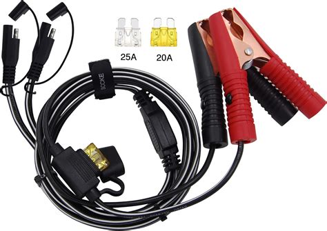 Buy Ft Awg Battery Alligator Crocodile Clip To Sae Connector