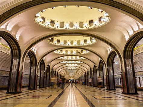 The Mayakovskaya Metro Station In Moscow Russia Is Considered To Be