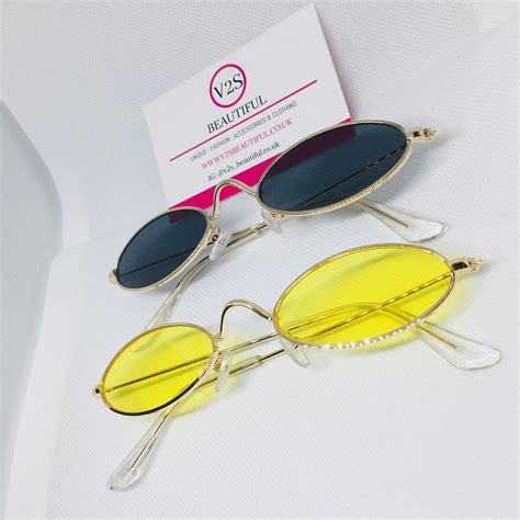 Blue Oval Sunglasses Retro Rave Oval Vintage Sunglasses Y2k Sunglasses Unisex Sunglasses 90s 80s