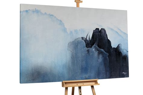 Acheter Peinture L Huile Mountains In The Mist Kunstloft