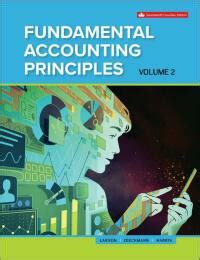 Fundamental Accounting Principles Volume Th Edition