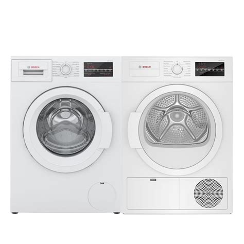 Bosch 300 Series High Efficiency Front Load Washer and Condensing ...