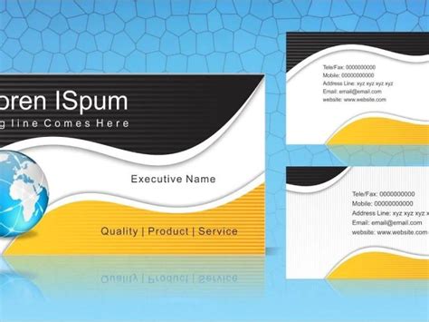 Professional Visiting Card Designs In Corel Format Visiting Card