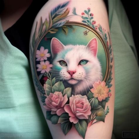 62 White Cat Tattoo Ideas