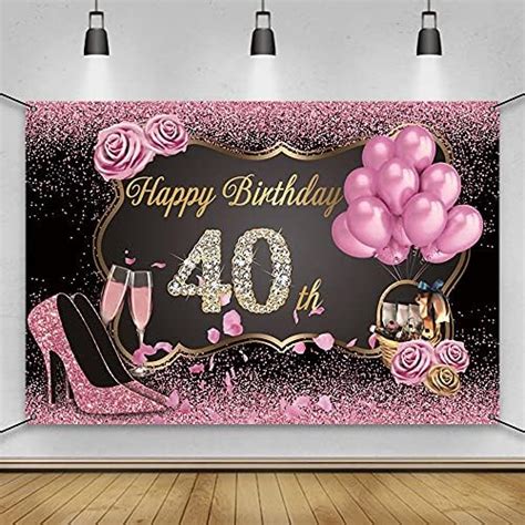 Amazon Htdzzi Th Birthday Decoration Women Happy Th Birthday