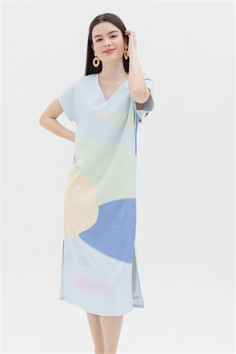 NATURE WALK DRESS IN SEA BREEZE Women S Fashion Dresses Sets