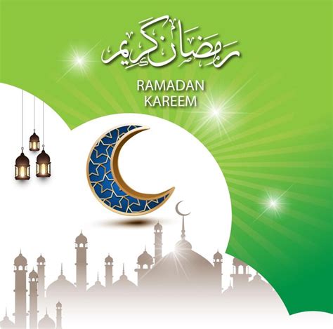 Premium Vector Ramadan Kareem Islamic Greeting Card