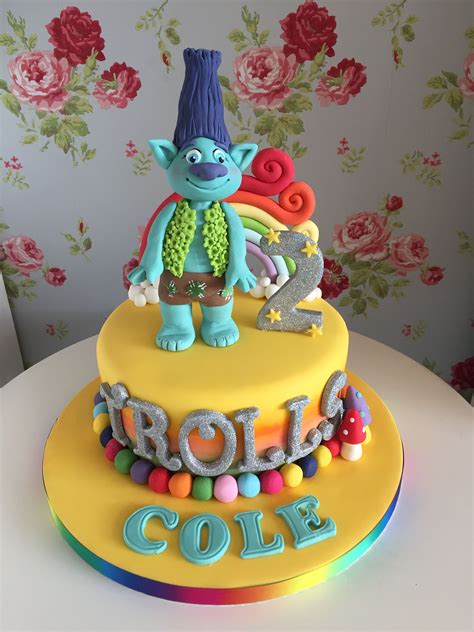 Trolls Cake Trolls Cake Cake Desserts