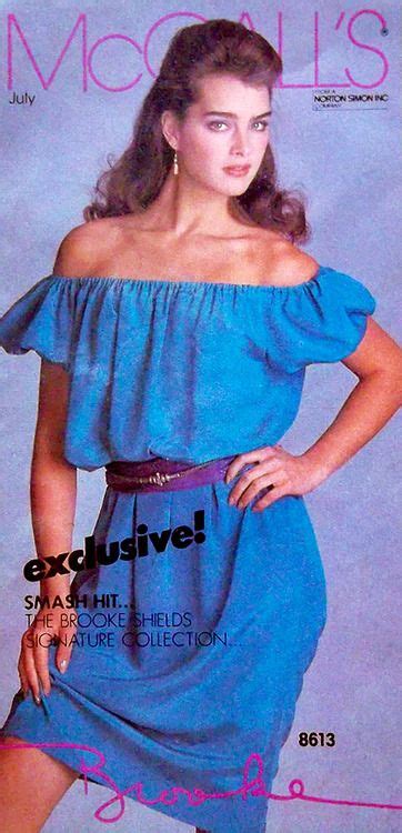 Brooke Shields For McCalls Patterns July 1984 Brooke Shields