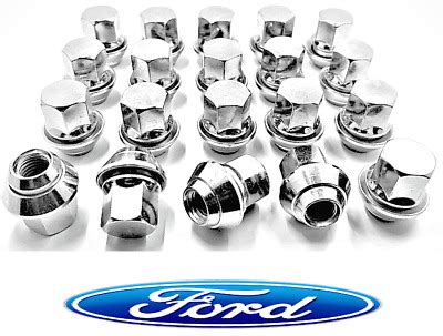 20 X ALLOY WHEEL NUTS FORD FOCUS MK1 MK2 MK3 ST RS M12 X 1 5 19MM BOLT