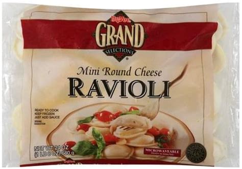 Hy Vee Mini Round Cheese Ravioli 24 Oz Nutrition Information Innit