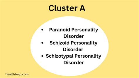 What Are Cluster A Personality Disorders 3 Personality Disorders