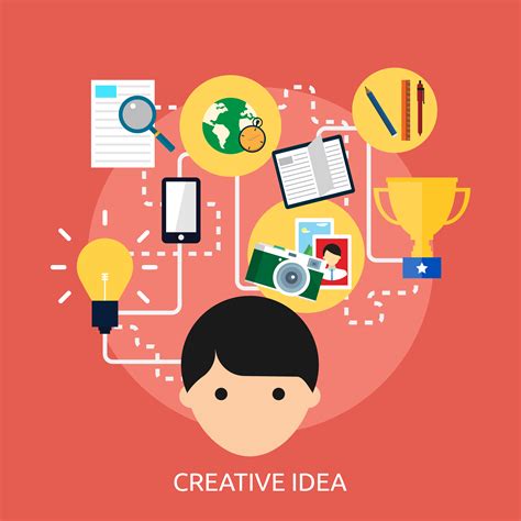 Creative Idea Conceptual Illustration Design Vector Art At Vecteezy