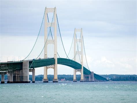 Mackinac Bridge Painting at PaintingValley.com | Explore collection of ...