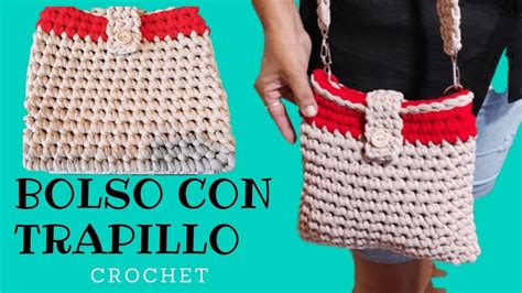 Bolso A Crochet Trapillo Paso A Paso YouTube