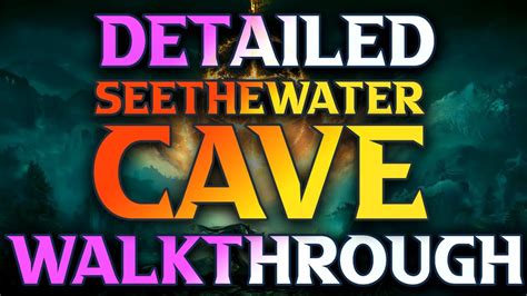 Complete Seethewater Cave Walkthrough Elden Ring Gameplay Walkthrough