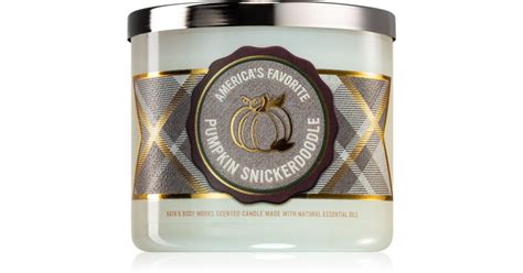 Bath And Body Works Pumpkin Snickerdoodle Scented Candle Uk