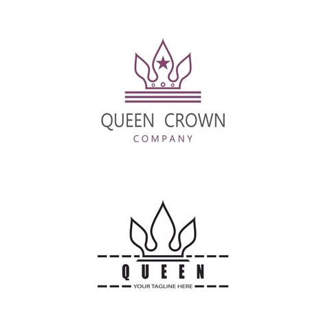 Royal King Queen Crown Elegant Luxury Logo Design 2748192 Vector Art At