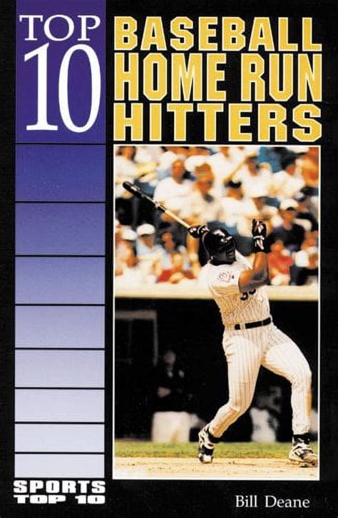 Pre Owned Top 10 Baseball Home Run Hitters Sports Top 10 Hardcover