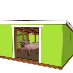 Pig Shelter Plans | Etsy