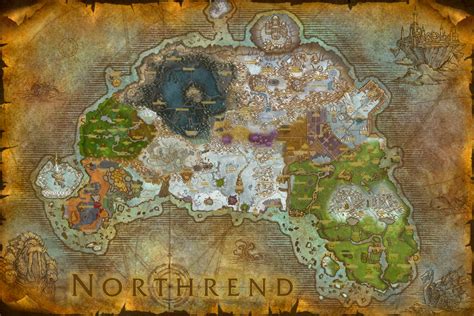 World Of Warcraft Northrend Map