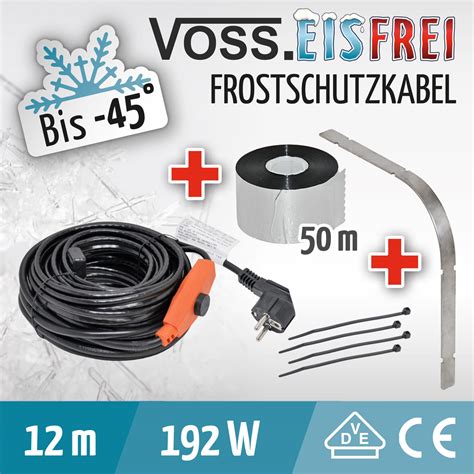 Heizkabel Frostschutz Kabel Rohrheizung Dachrinnenheizung