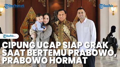 Cipung Ucap Siap Grak Prabowo Hormat Raffi Ahmad Dan Nagita Slavina