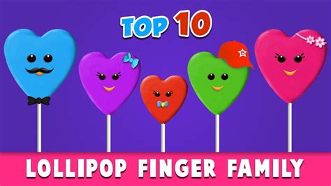 Lollipop Finger Family Song Collection | Top 10 Finger Family Songs - YouTube