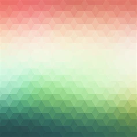 Free Vector | Abstract polygonal background in green and red tones