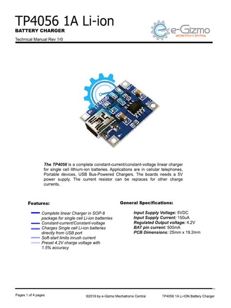 Tp4056 Manual Pdf