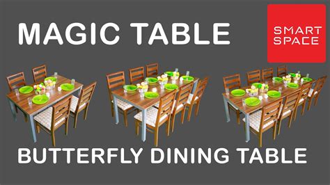 Butterfly Dining Table Space Saving Furniture Smart Space Supply Only In Bangalore Youtube