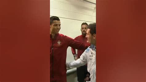 Ronaido Messi Rare Moments Football Messiandronaldo Rarefootball