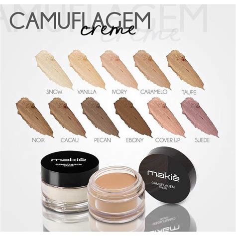 Corretivo Makie 17 G Camuflagem Creme Submarino