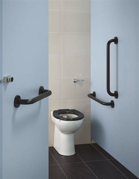 Armitage Shanks Doc M Contour 21 Ambulant Care Back To Wall Pack Charcoal Bathroom Supplies