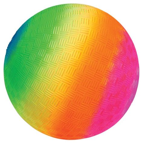 RAINBOW PVC PLAYGROUND BALLS 5 IN GS830