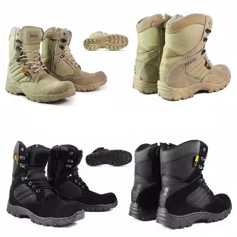 Jual Sepatu Delta Cordura Boots Safety Ujung Besi Cream Inch