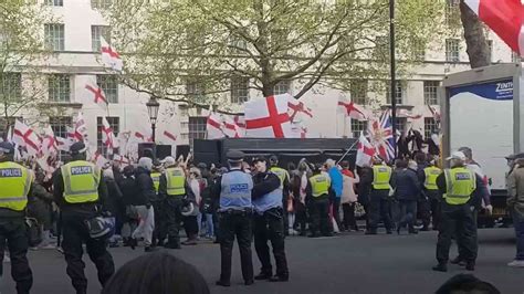 Six Arrests Made As St Georges Day Event Held In Whitehall