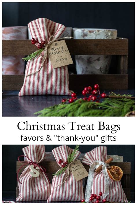 Christmas Treat Bags - DIY Make and Decorate