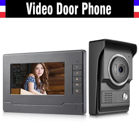 Inch Video Door Phone System Video Intercom Doorbell Doorphones Kit